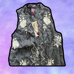 🌈 Amazing embroidered JW maxi vest